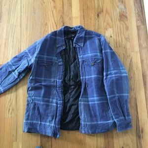 Rusty men’s quilted flannel jacket size M